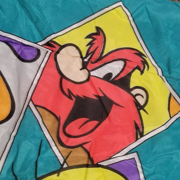 Vintage 90s Warner Bros Looney Tunes Sleeping Bag 1993 Bugs Taz Daffy Yosemite - Picture 5 of 15